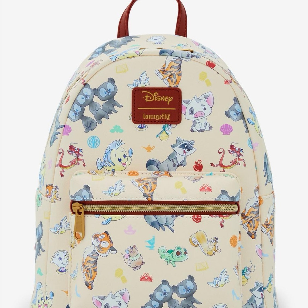 Loungefly Disney Princess Sidekicks Mini Backpack NWT
